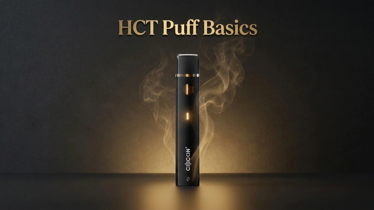 Zo vape je HCT: laag vermogen, korte trekjes