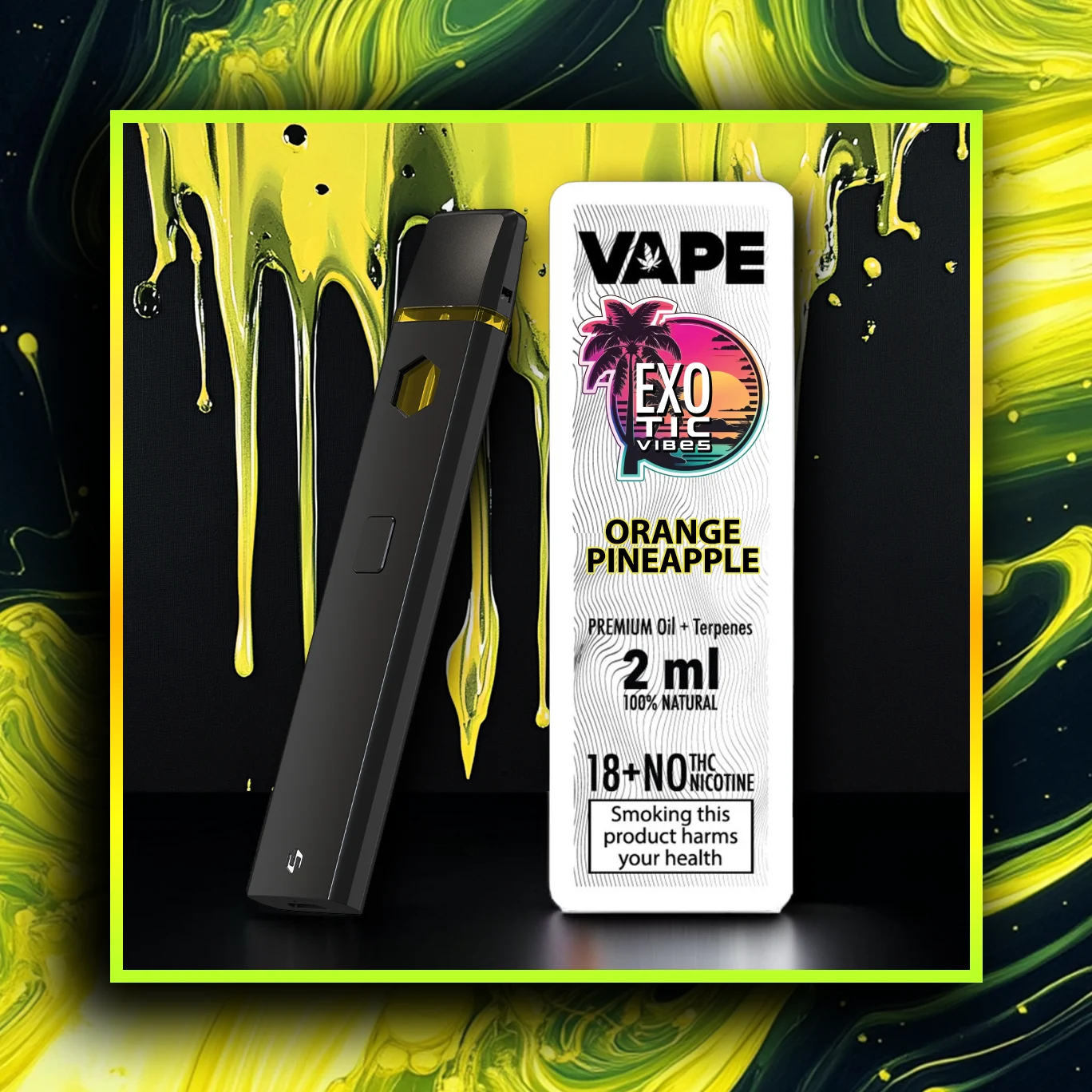 Orange Pineapple HHC Premium Vape - 2.00 ml. HHC