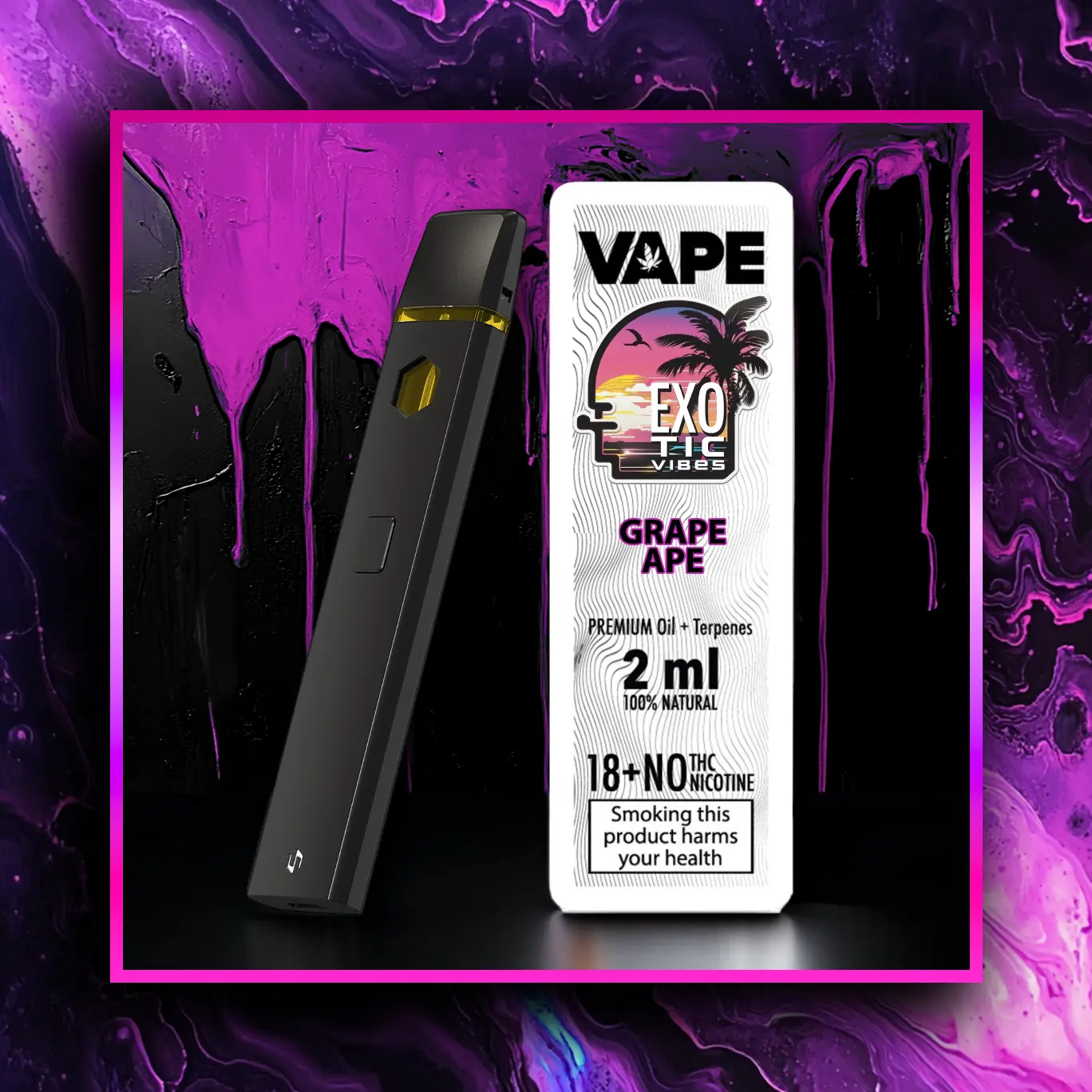 Grape Ape HHC Premium Vape - 2.00 ml. HHC